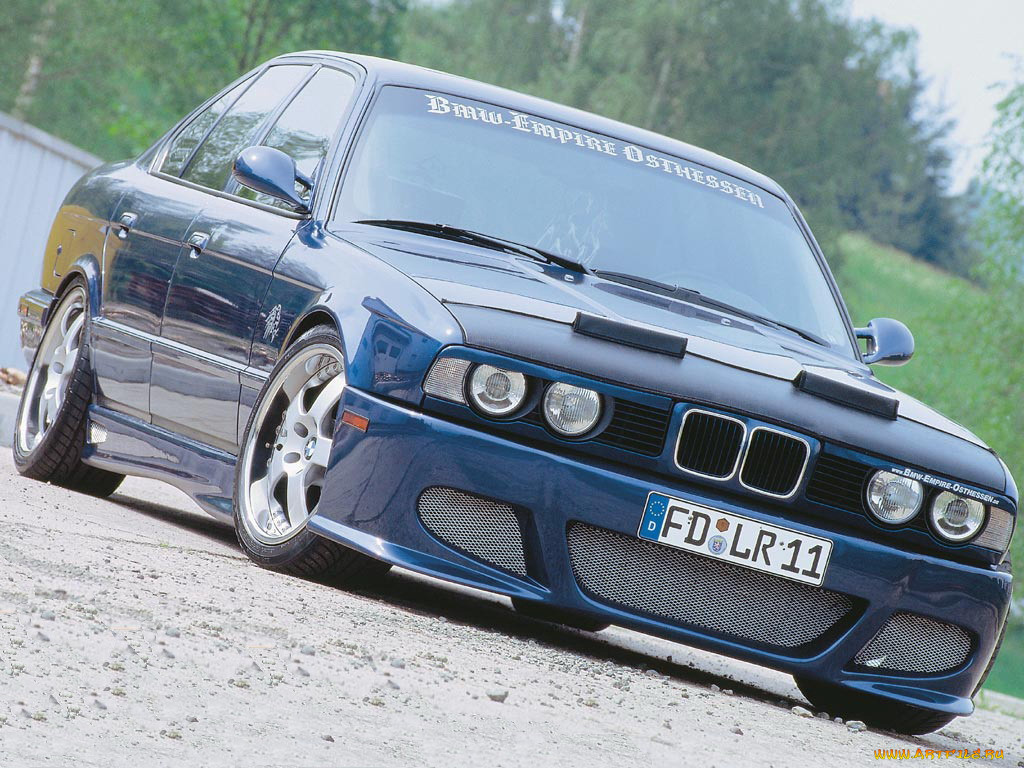 bmw, e34, sedan, 